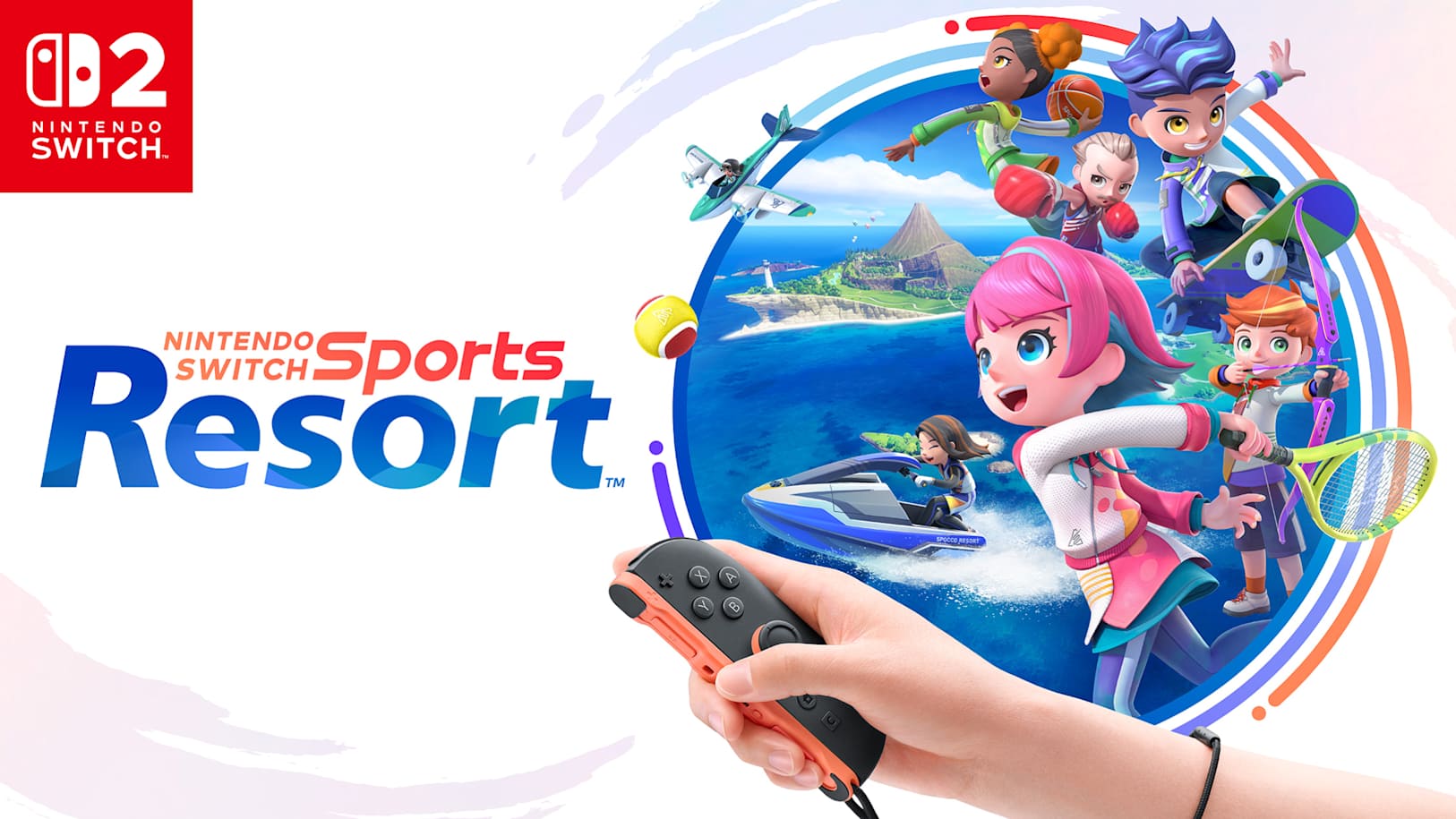 Официальное изображение Nintendo Switch Sports Resort вышла с 12 видами спорта